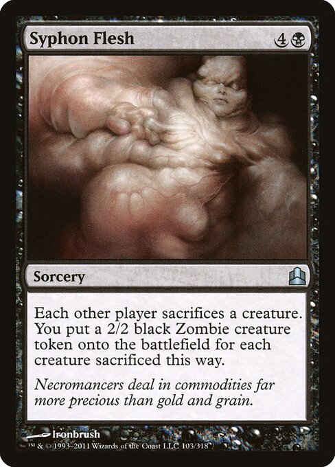 Syphon Flesh (103) - Commander 2011