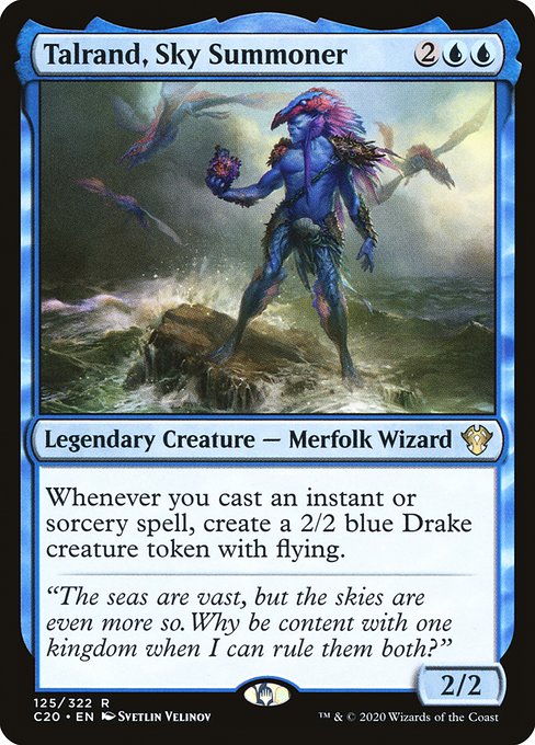 Talrand, Sky Summoner (125) - Commander 2020