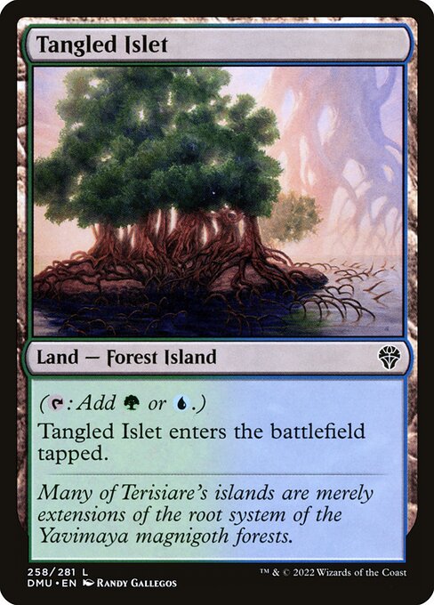 Tangled Islet (258) - Dominaria United