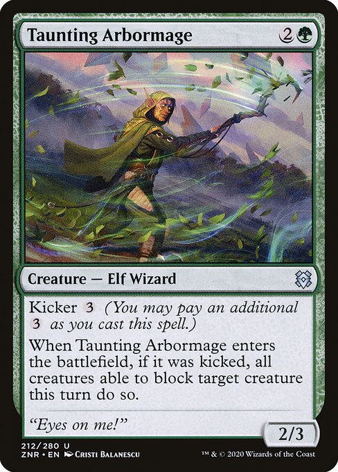 Taunting Arbormage (212) (Foil) - Zendikar Rising