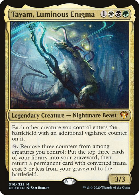 Tayam, Luminous Enigma (16) - Commander 2020