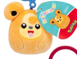 Teddiursa Pokemon Squishmallow Clip