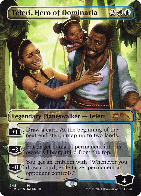 Teferi, Hero of Dominaria (248) - BORDERLESS - FULL ART - Secret Lair Drop