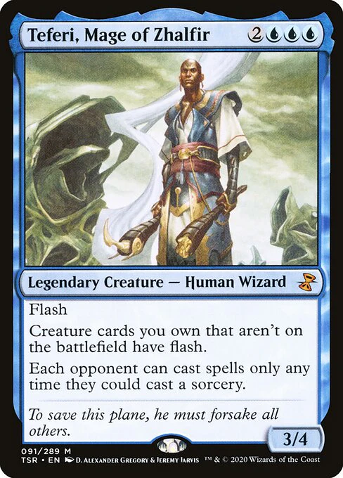 Teferi, Mage of Zhalfir (91) - Time Spiral Remastered