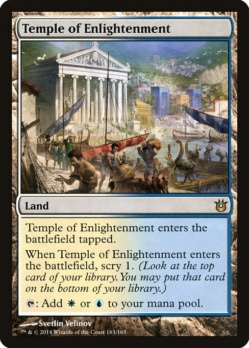 Temple of Enlightenment (163) (Foil) - Born of the Gods