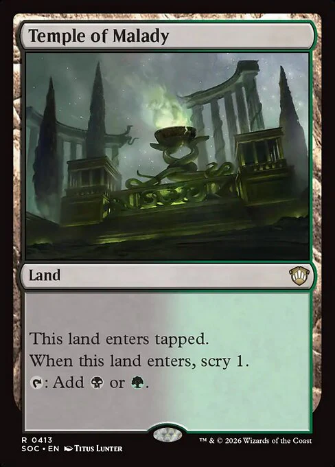 Temple of Malady (413) - Secrets of Strixhaven Commander