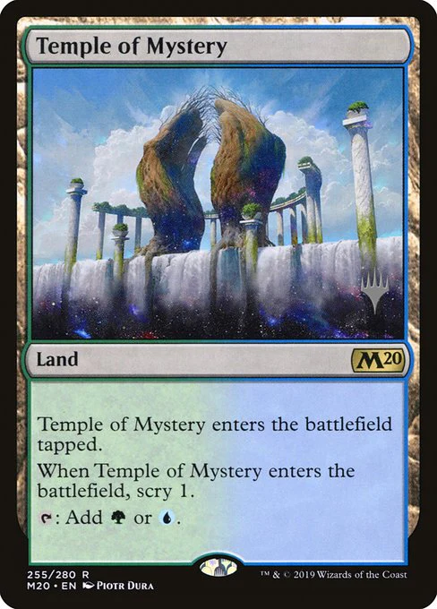 Temple of Mystery (255p) - Core Set 2020 Promos