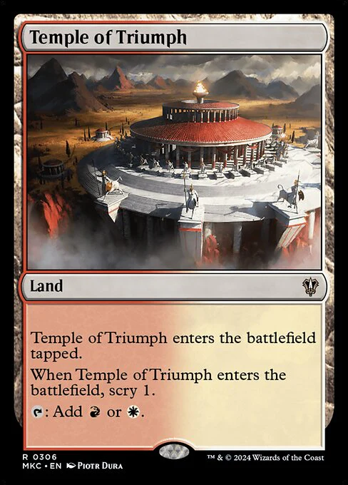 Temple of Triumph (306) - Murders at Karlov Manor Commander