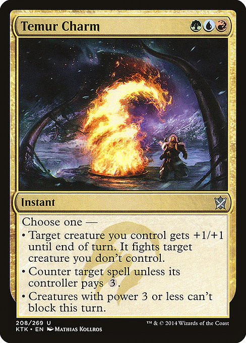 Temur Charm (208) - Khans of Tarkir