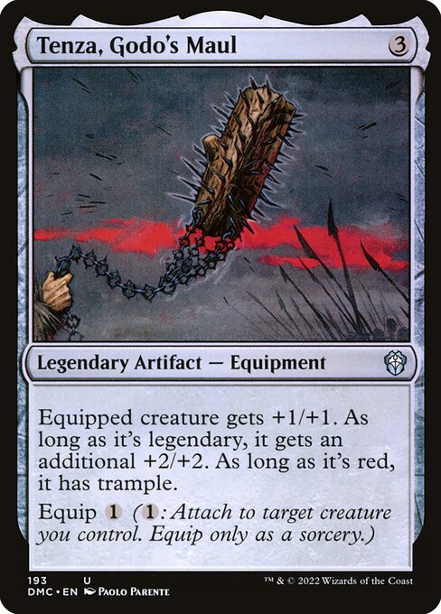 Tenza, Godo's Maul (193) - Dominaria United Commander