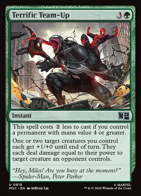 Terrific Team-Up (819) (Foil) - Marvel Super Heroes Commander