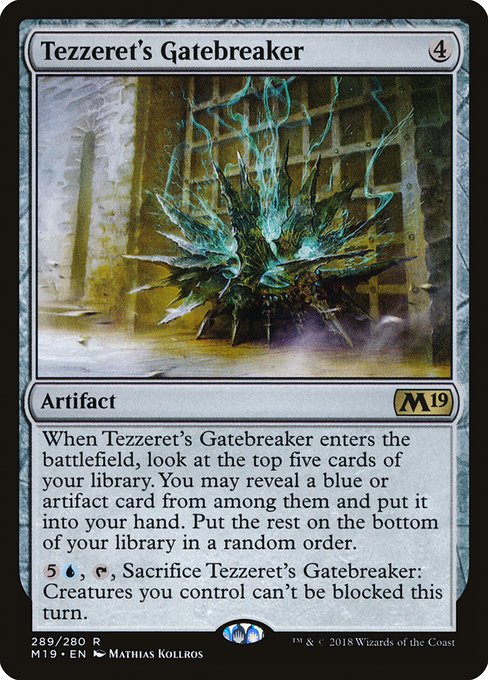 Tezzeret's Gatebreaker (289) - Core Set 2019