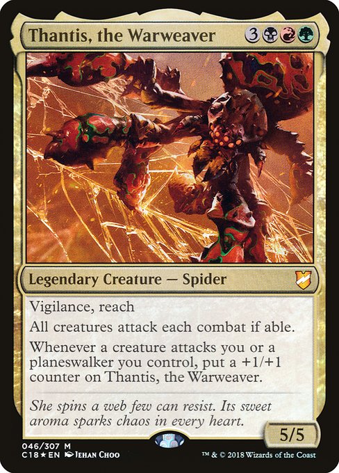 Thantis, the Warweaver (46) (Foil) - Commander 2018