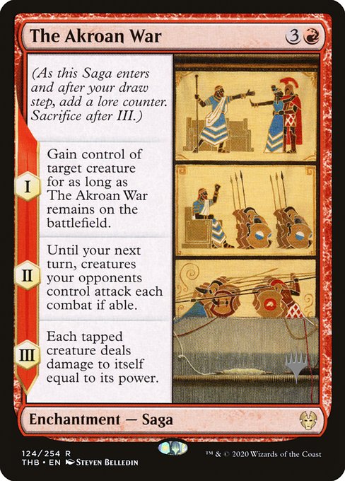The Akroan War (124p) - Theros Beyond Death Promos
