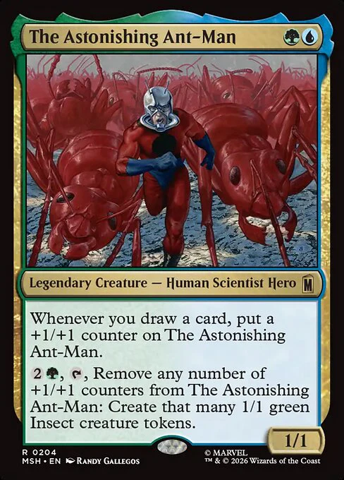 The Astonishing Ant-Man (204) (Foil) - Marvel Super Heroes