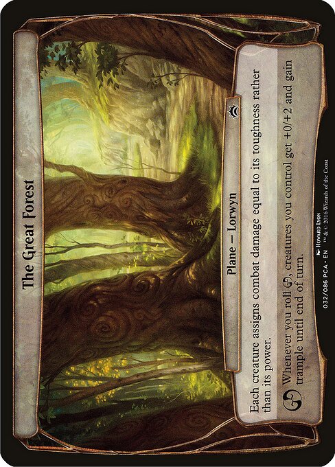 The Great Forest (32) - OVERSIZE - Planechase Anthology Planes