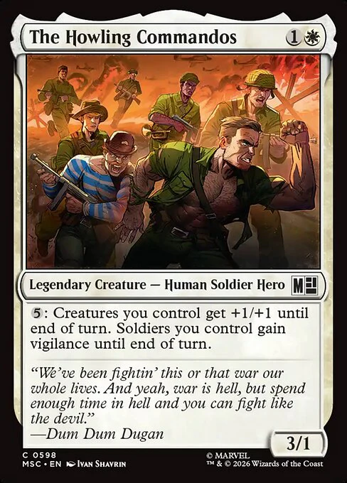 The Howling Commandos (598) - Marvel Super Heroes Commander