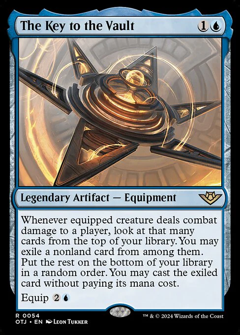 The Key to the Vault (54) (Foil) - Outlaws of Thunder Junction