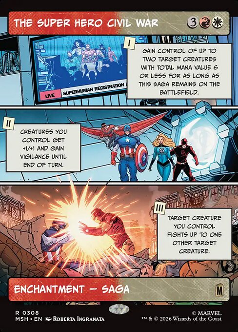 The Super Hero Civil War (308) - Marvel Super Heroes