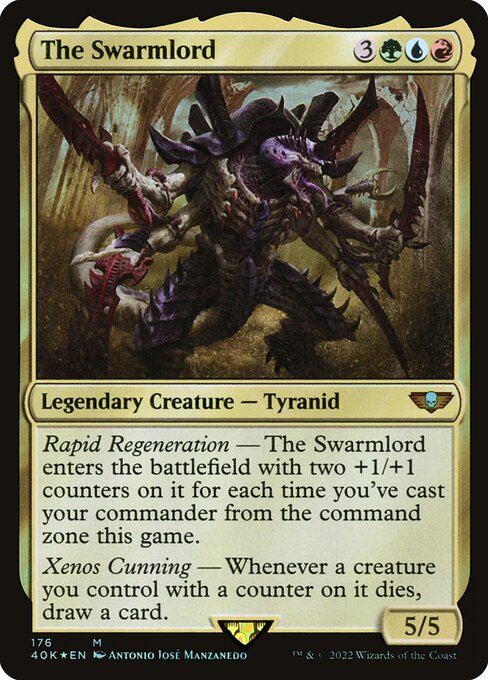 The Swarmlord (176) (Foil) - Warhammer 40,000 Commander