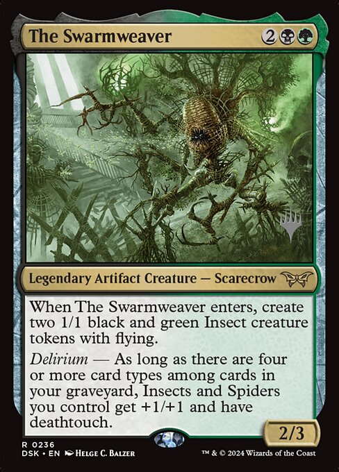 The Swarmweaver (236p) - Duskmourn: House of Horror Promos