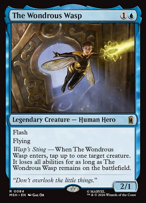 The Wondrous Wasp (84) (Foil) - Marvel Super Heroes