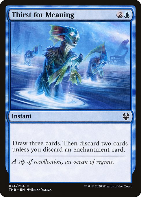 Thirst for Meaning (74) (Foil) - Theros Beyond Death