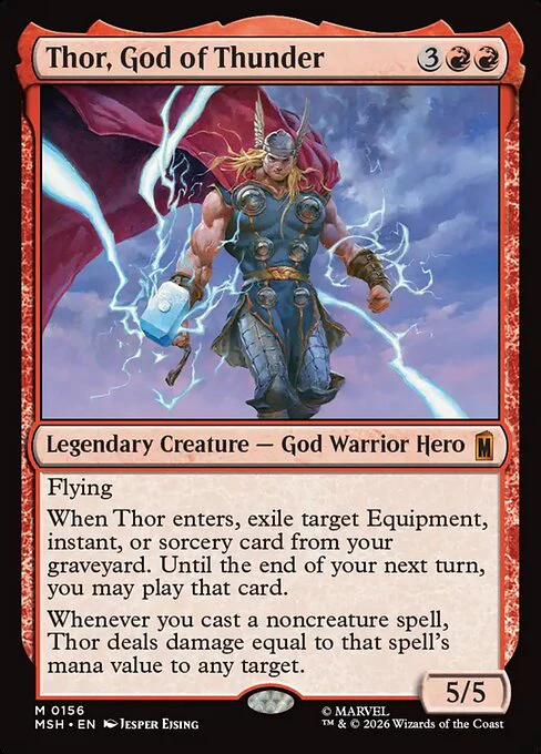 Thor, God of Thunder (156) (Foil) - Marvel Super Heroes