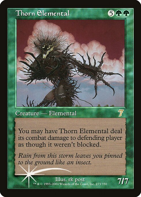 Thorn Elemental (273★) (Foil) - Seventh Edition