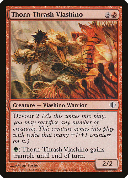 Thorn-Thrash Viashino (116) (Foil) - Shards of Alara