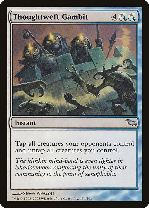 Thoughtweft Gambit (154) (Foil) - Shadowmoor
