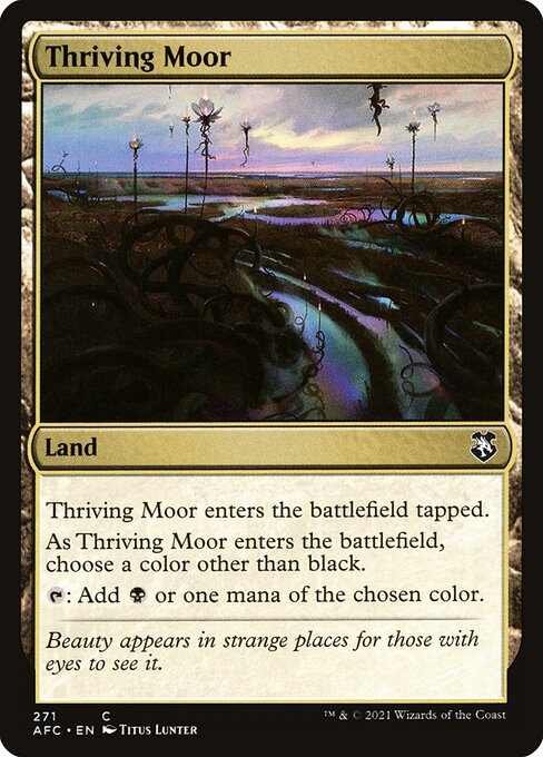 Thriving Moor (271) - Forgotten Realms Commander