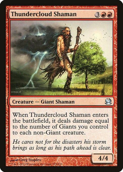 Thundercloud Shaman (135) (Foil) - Modern Masters