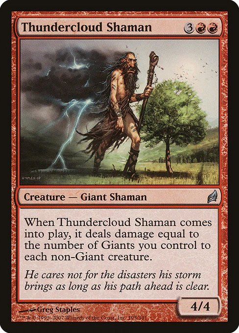 Thundercloud Shaman (195) - Lorwyn