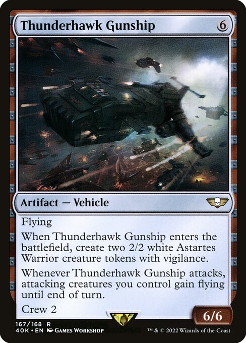 Thunderhawk Gunship (167) - Warhammer 40,000 Commander