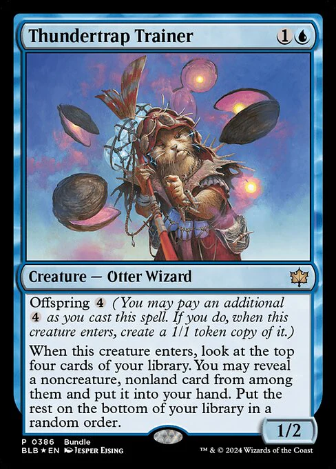 Thundertrap Trainer (386) (Foil) - Bloomburrow