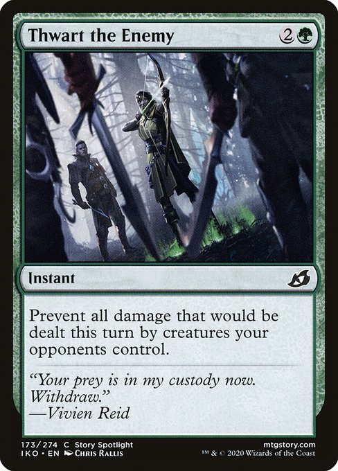 Thwart the Enemy (173) (Foil) - Ikoria: Lair of Behemoths