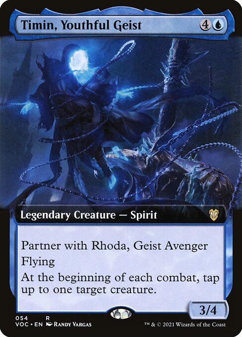 Timin, Youthful Geist (54) - EXTENDED ART - Crimson Vow Commander