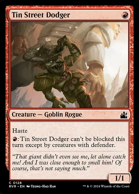 Tin Street Dodger (128) (Foil) - Ravnica Remastered