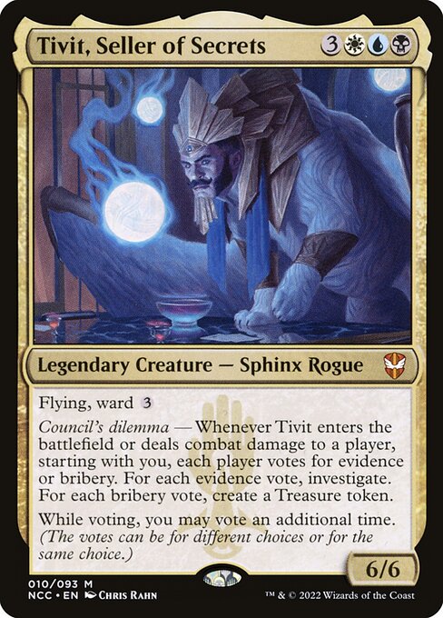 Tivit, Seller of Secrets (10) - New Capenna Commander