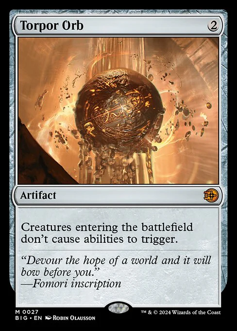 Torpor Orb (27) (Foil) - The Big Score