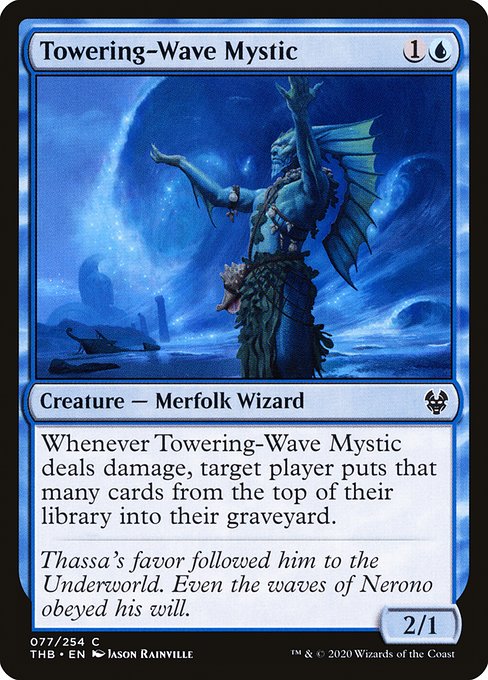 Towering-Wave Mystic (77) (Foil) - Theros Beyond Death