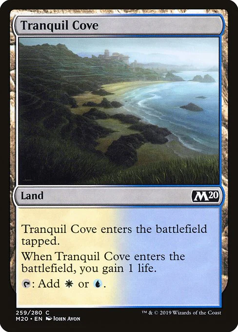 Tranquil Cove (259) (Foil) - Core Set 2020