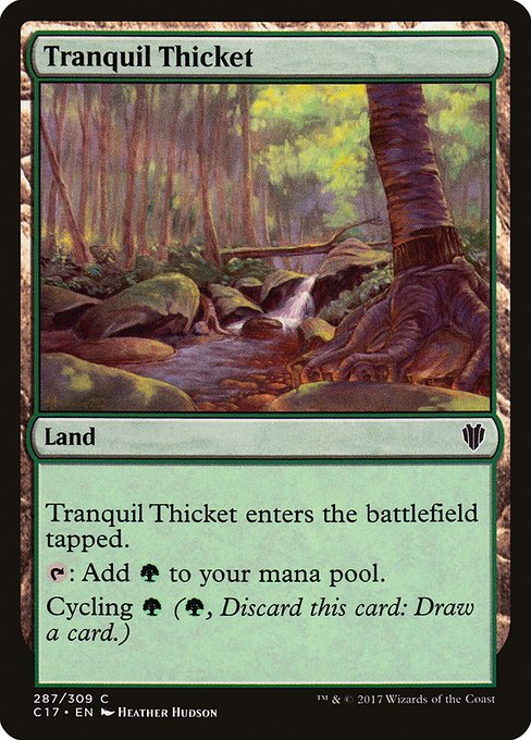 Tranquil Thicket (287) - Commander 2017