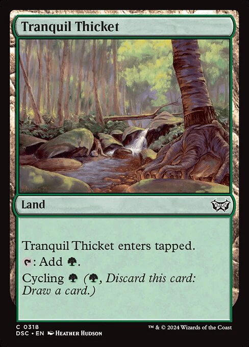 Tranquil Thicket (318) - Duskmourn: House of Horror Commander