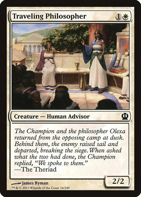 Traveling Philosopher (34) (Foil) - Theros