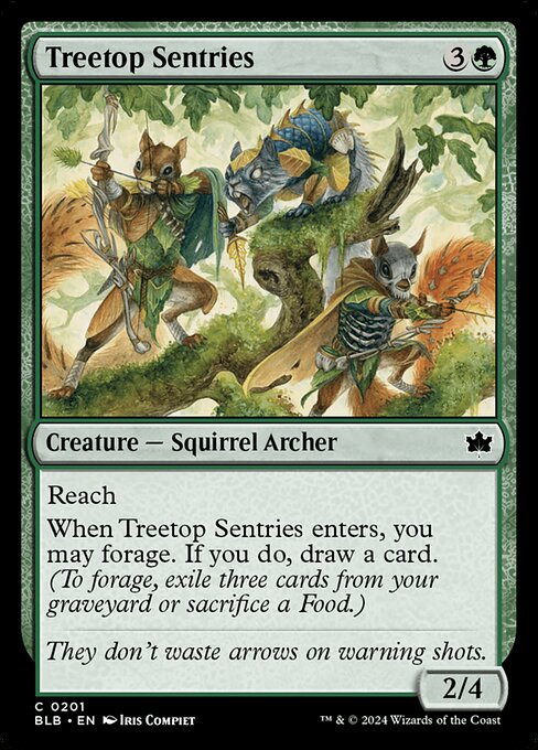 Treetop Sentries (201) - Bloomburrow