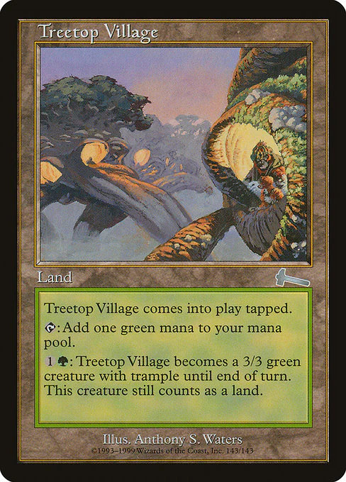 Treetop Village (143) (Foil) - Urza's Legacy
