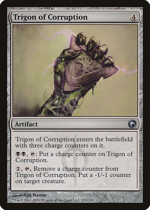 Trigon of Corruption (213) (Foil) - Scars of Mirrodin