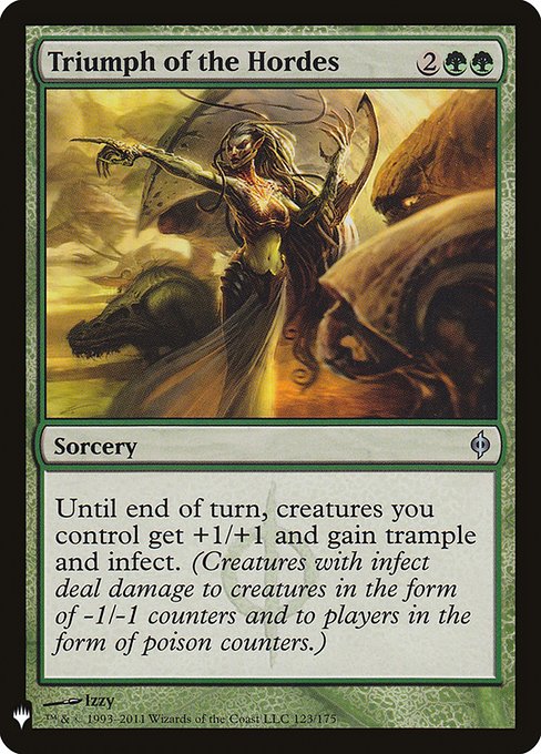 Triumph of the Hordes (NPH-123) - The List